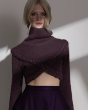 Skirt with wing detail