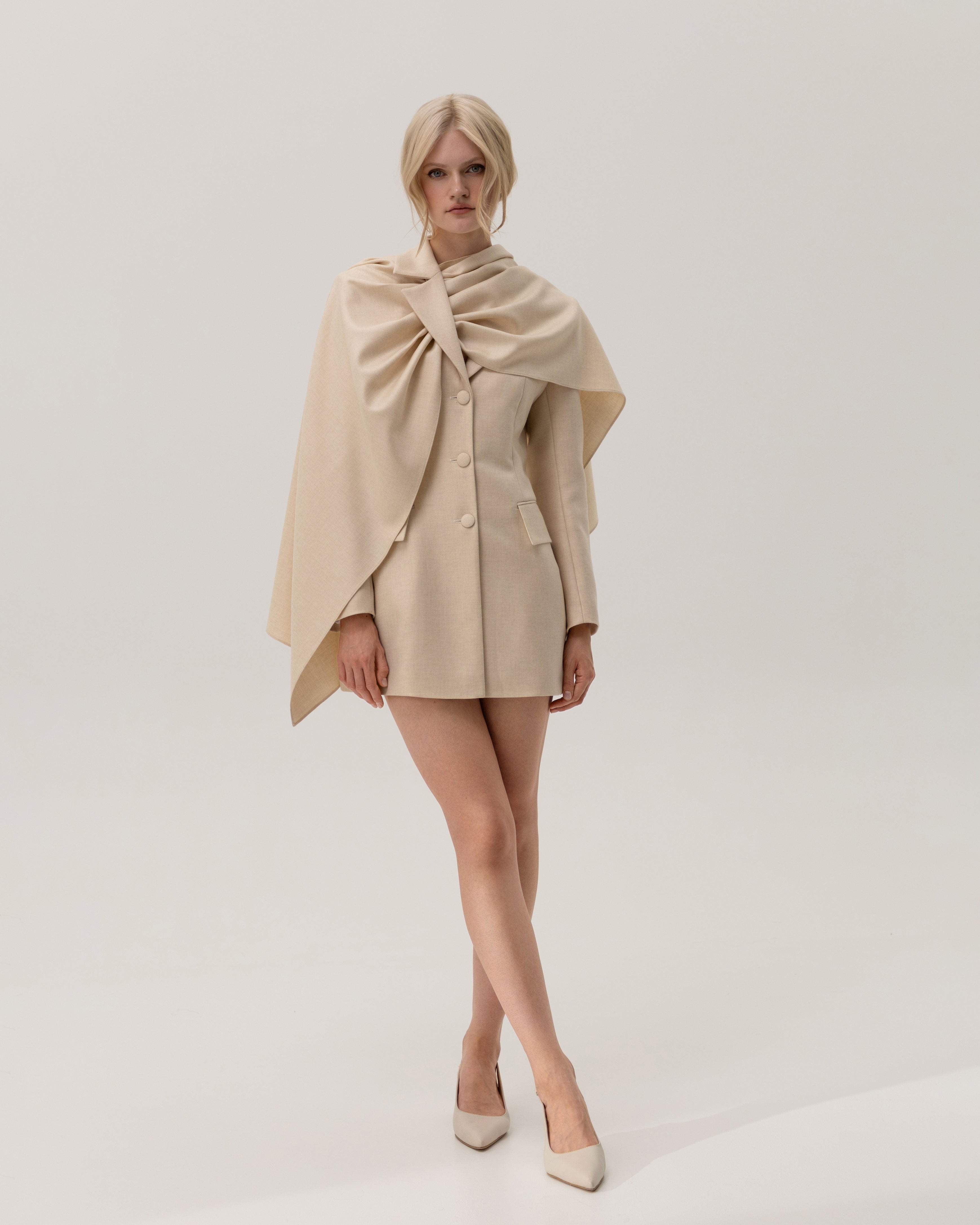 Jacket With Scarf