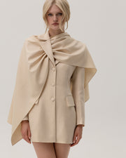 Jacket With Scarf