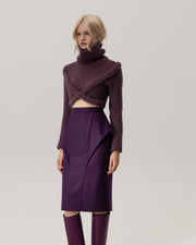 Skirt with wing detail