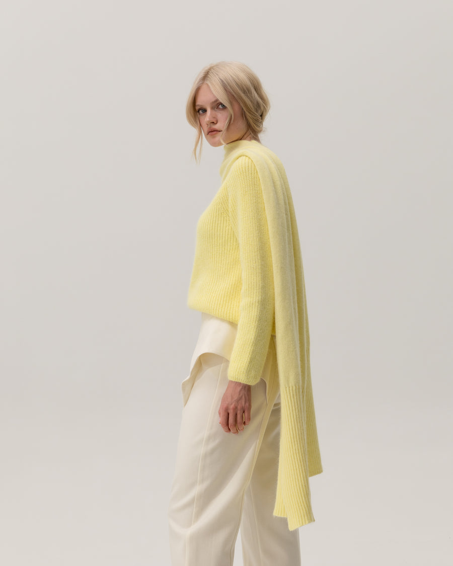 Pants with wing-shaped elements