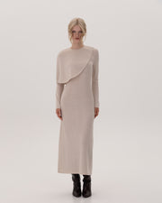 Dress with Cape Detail