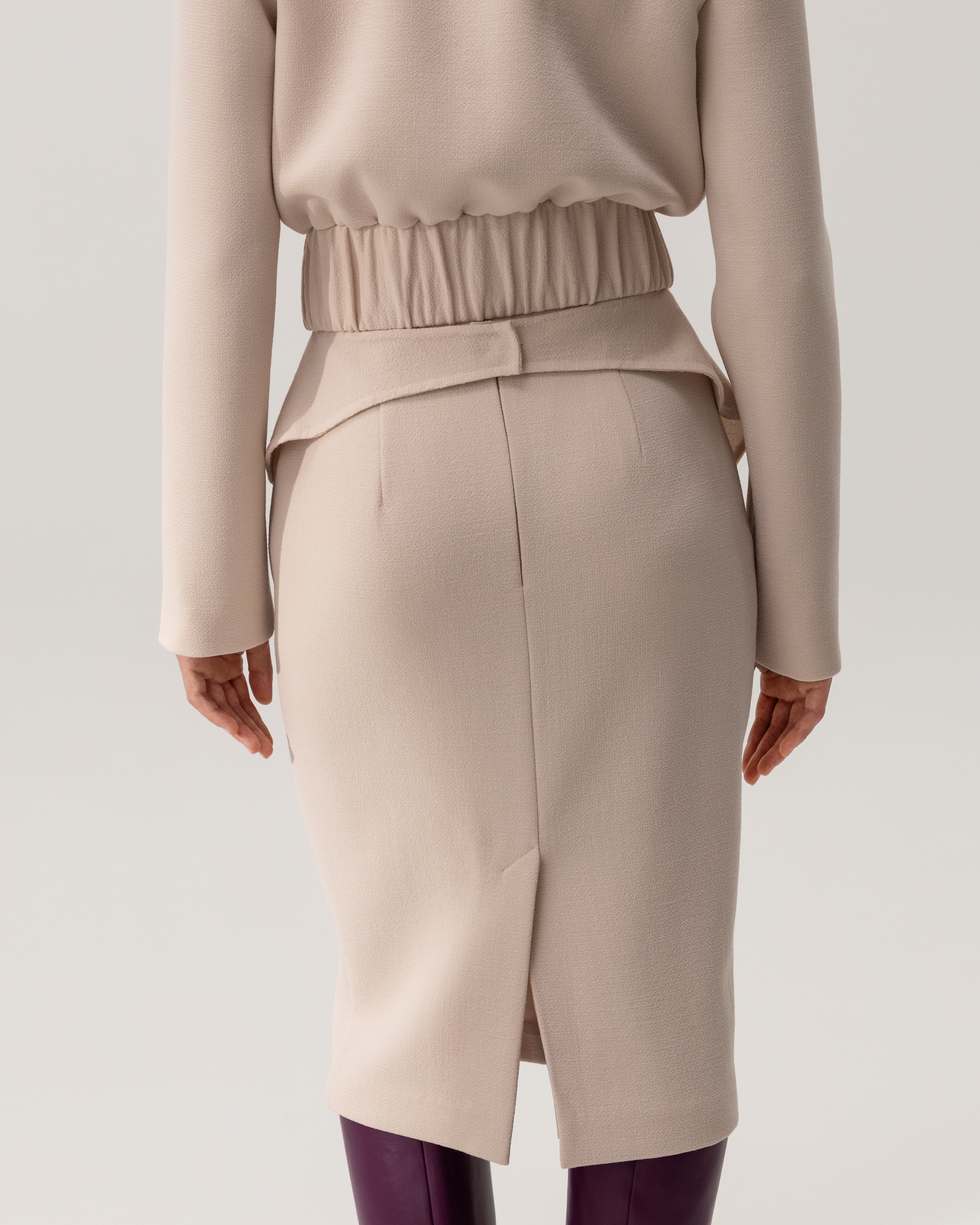 Skirt with wing detail