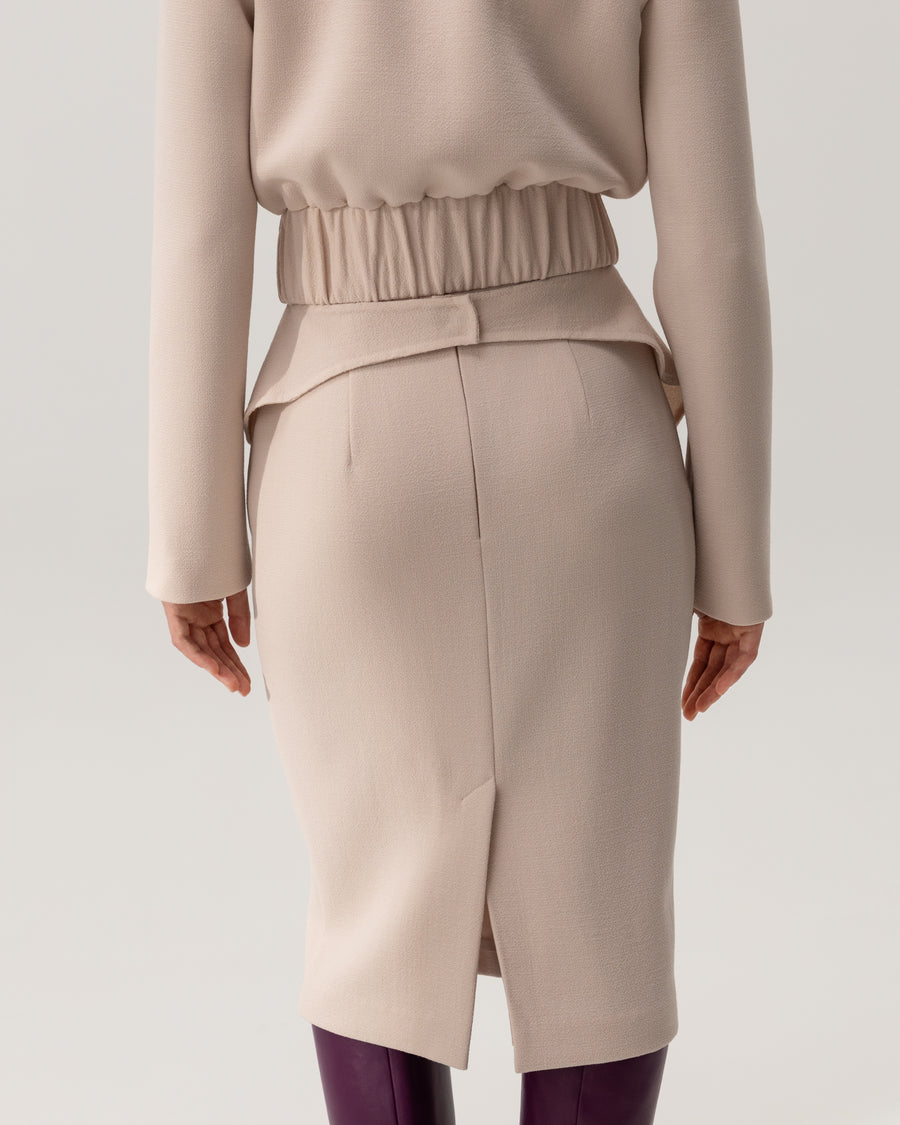 Wool crepe set