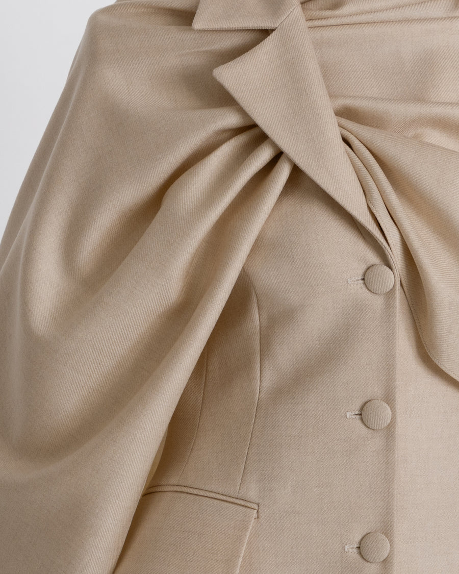 Jacket With Scarf