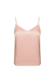 Pink Powder Satin Top